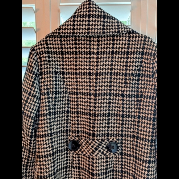 Marcona Black and White Houndstooth Coat - Picture 9 of 11